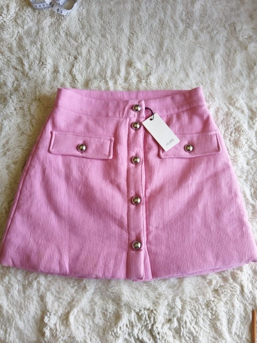 mbyM brand short skirt, model "Tereza-M", distinctive, size XS, with price tag.